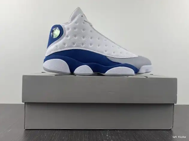 1st Kicks Shoes French 414571-164 Jordan 13 Blue Air 0614